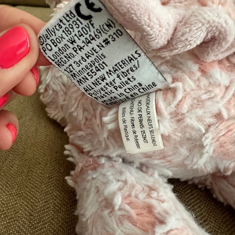 RARE! Curly Twirly JellyCat pig - Picture 7 of 12